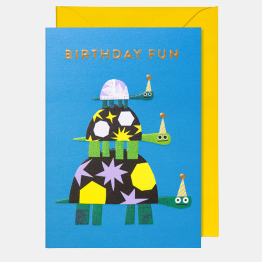 Turtle Birthday Fun Card