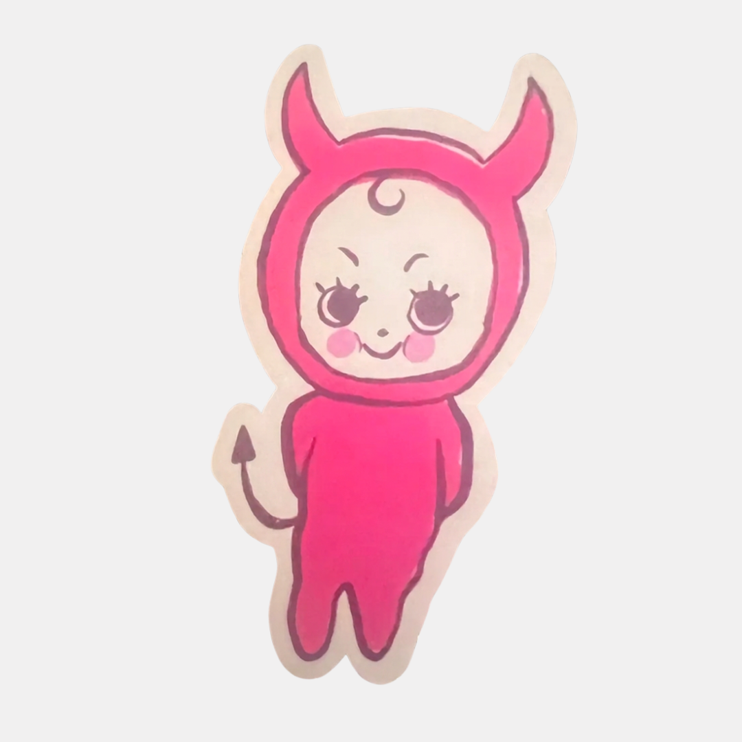 Devil Kewpie Sticker
