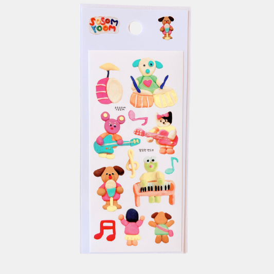 Music Time Sticker Sheet