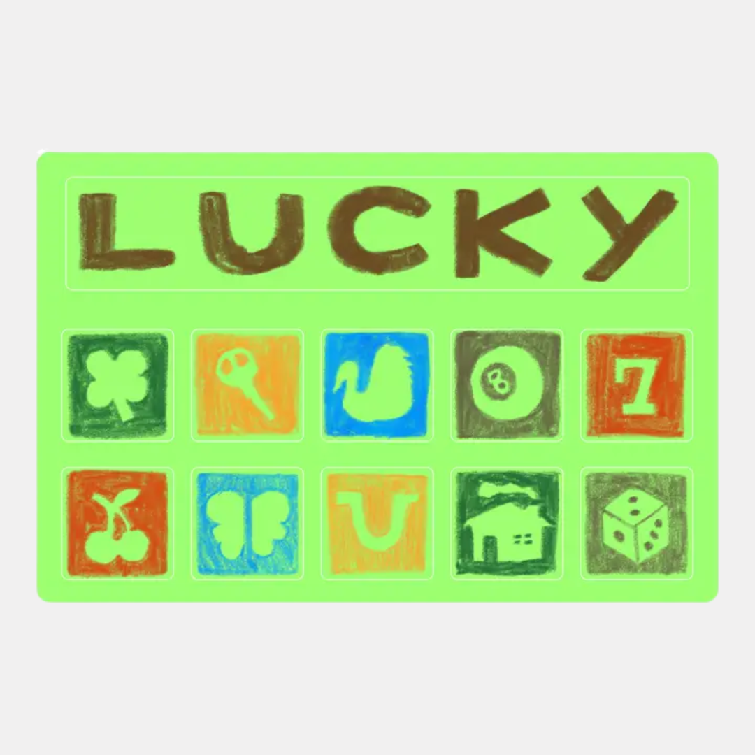 Lucky Sticker Sheet