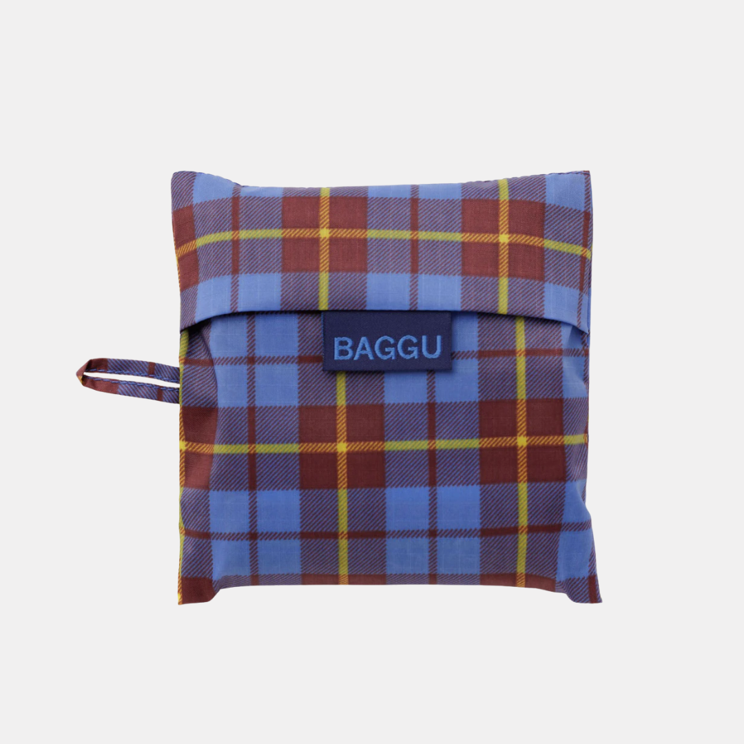 Blue Tartan Standard Baggu