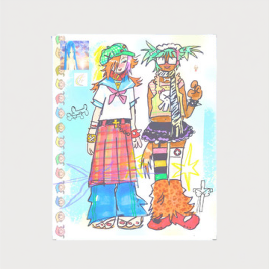 Fashion Friends Postcard Print