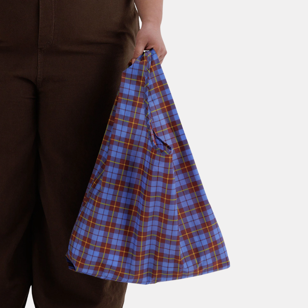 Blue Tartan Standard Baggu