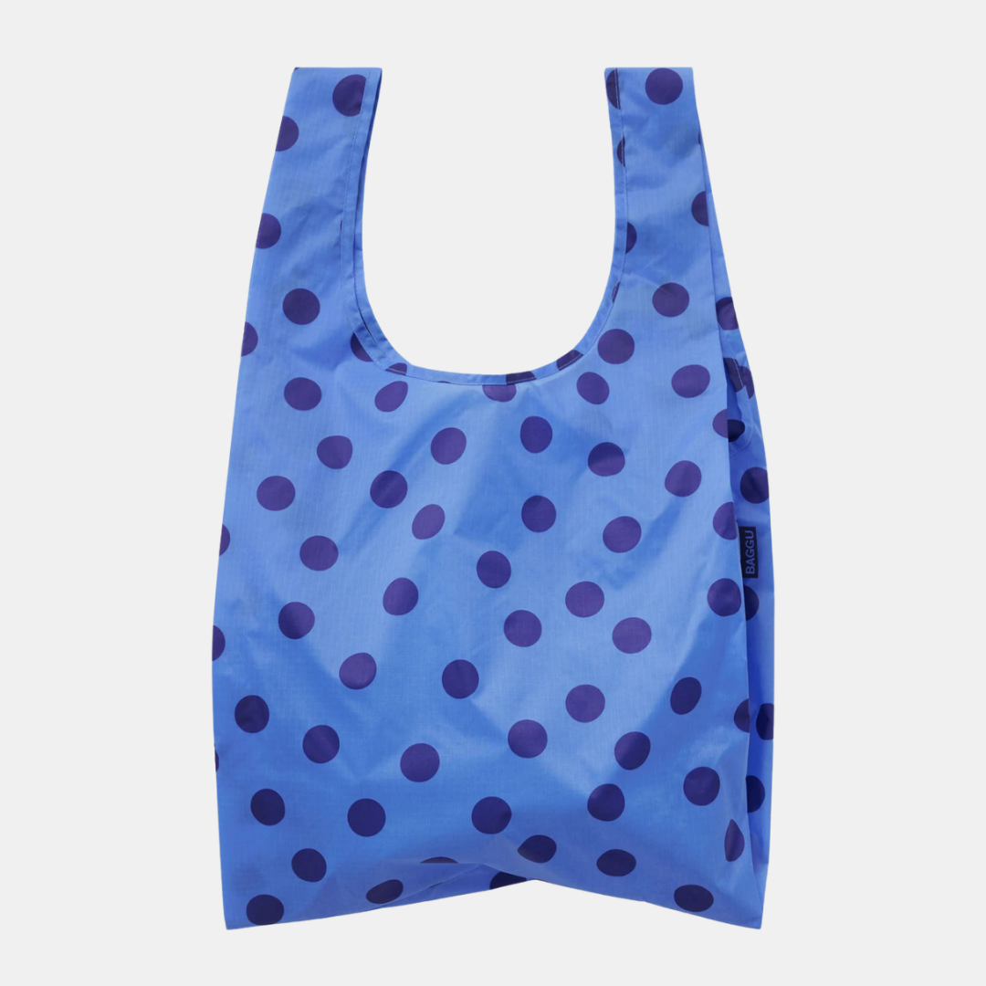 Blue Polka Standard Baggu