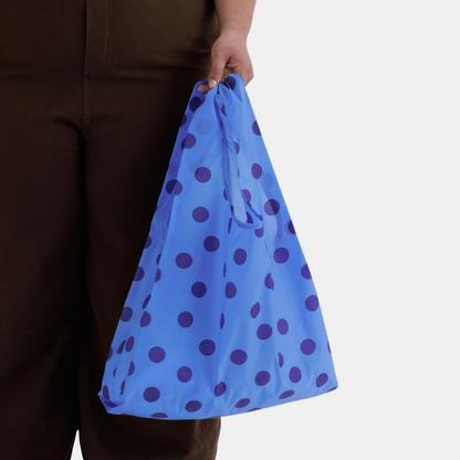 Blue Polka Standard Baggu