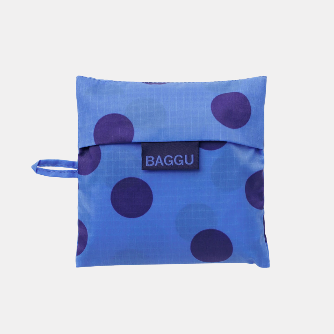 Blue Polka Standard Baggu