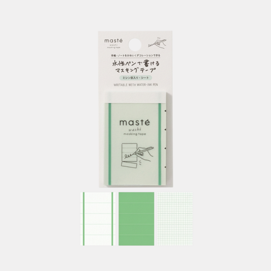 Lime Green Masking Tape Sheets