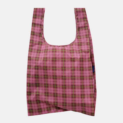 Azalea Pink Tartan Standard Baggu