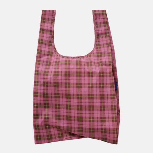 Azalea Pink Tartan Standard Baggu