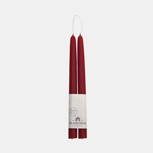 Burgundy Taper Candles