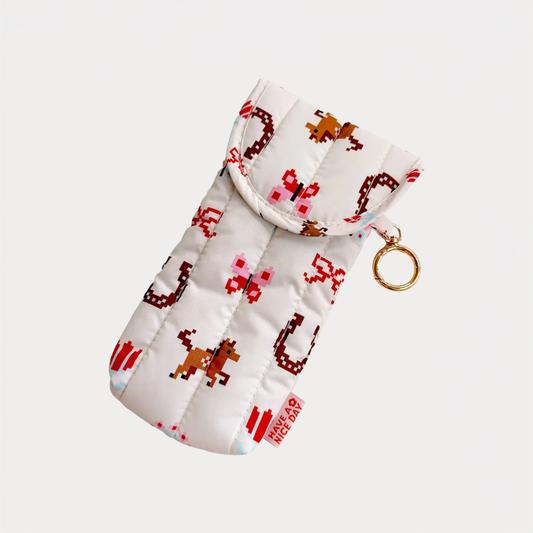 Pixel Party Puffy Glasses Sleeve