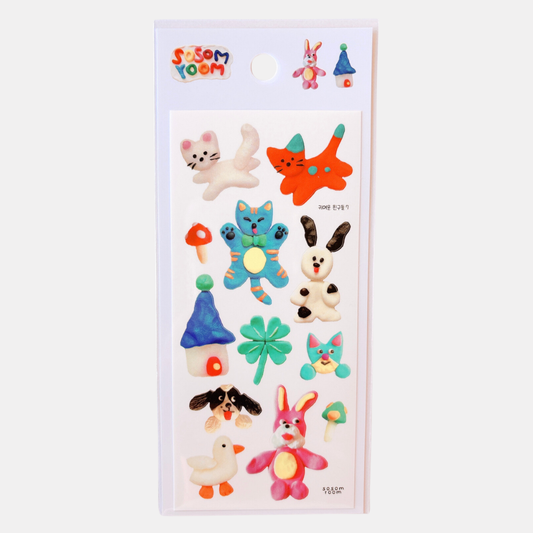 Lucky Friends Sticker Sheet
