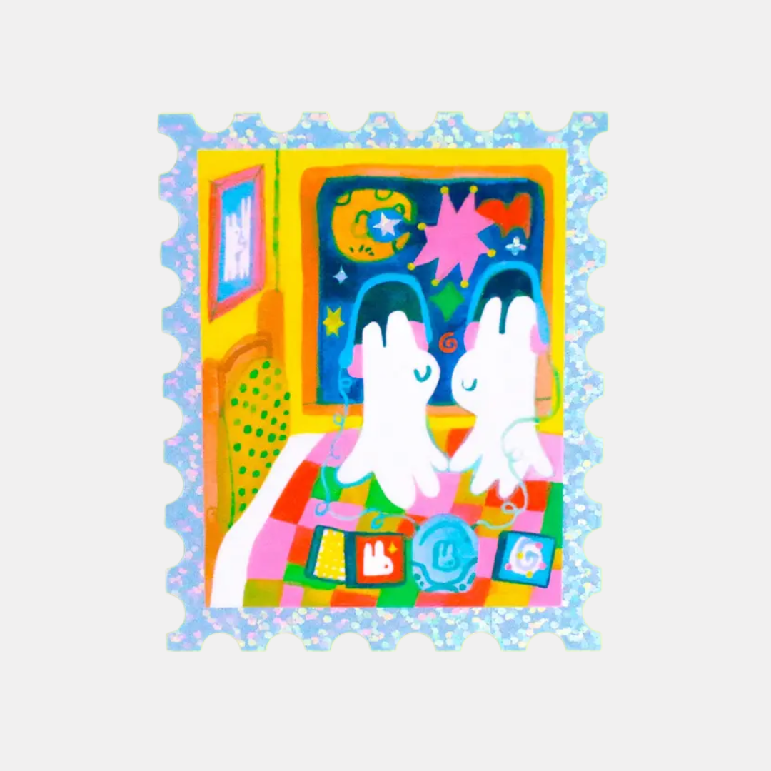Listening to Our Playlist Sticker