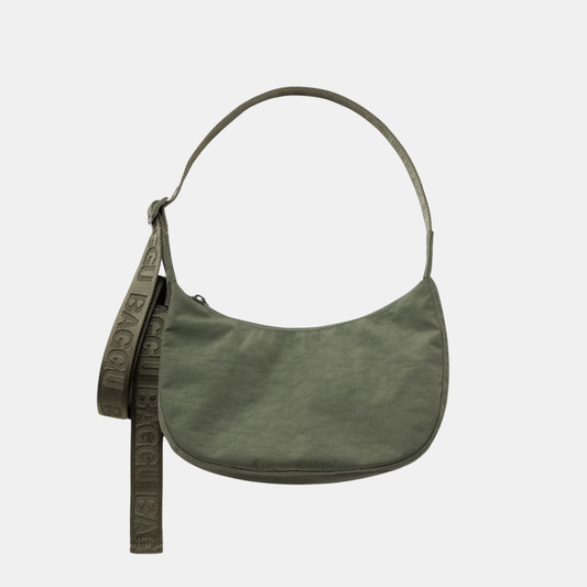 Caper Small Nylon Crescent Bag