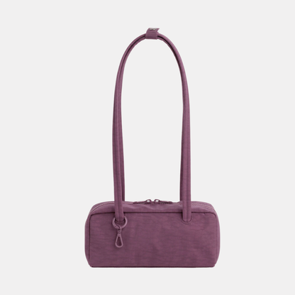 Wild Plum Small Nylon Bowler Bag
