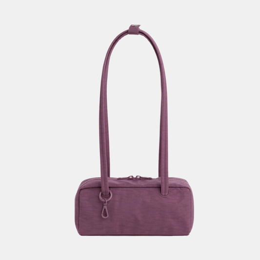 Wild Plum Small Nylon Bowler Bag