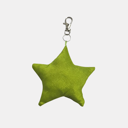 Lime Green Star Bag Charm