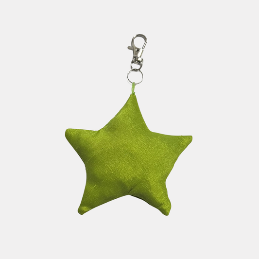 Lime Green Star Bag Charm