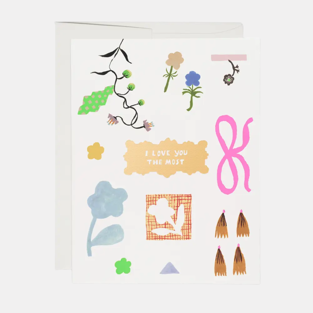 Petals and Blooms Love Card