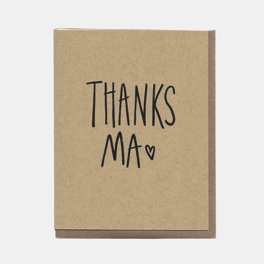 Kraft Thanks Ma Card