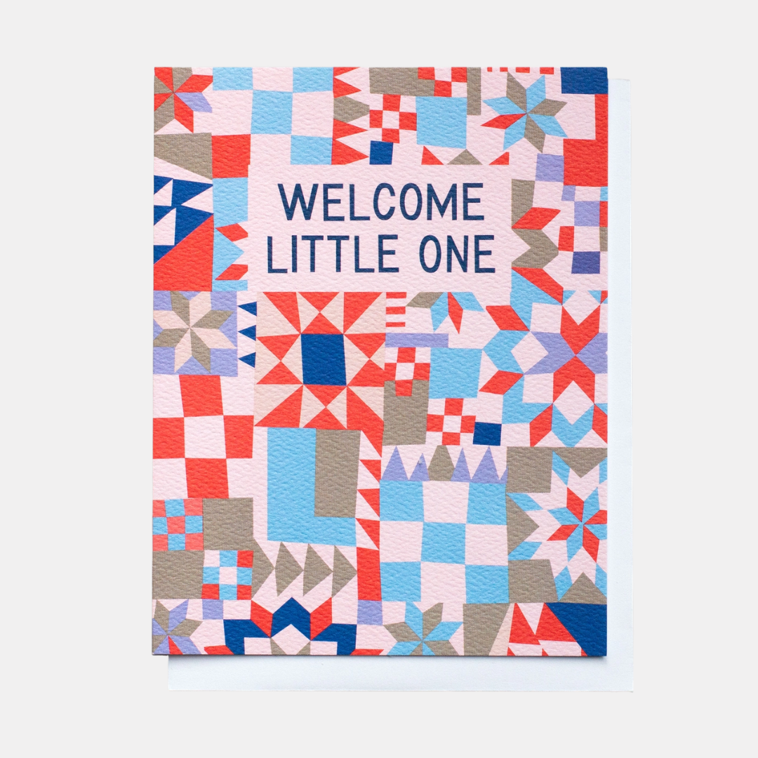 Welcome Little One Quilt Card