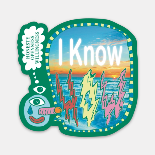 I Know H.O.W. Sticker