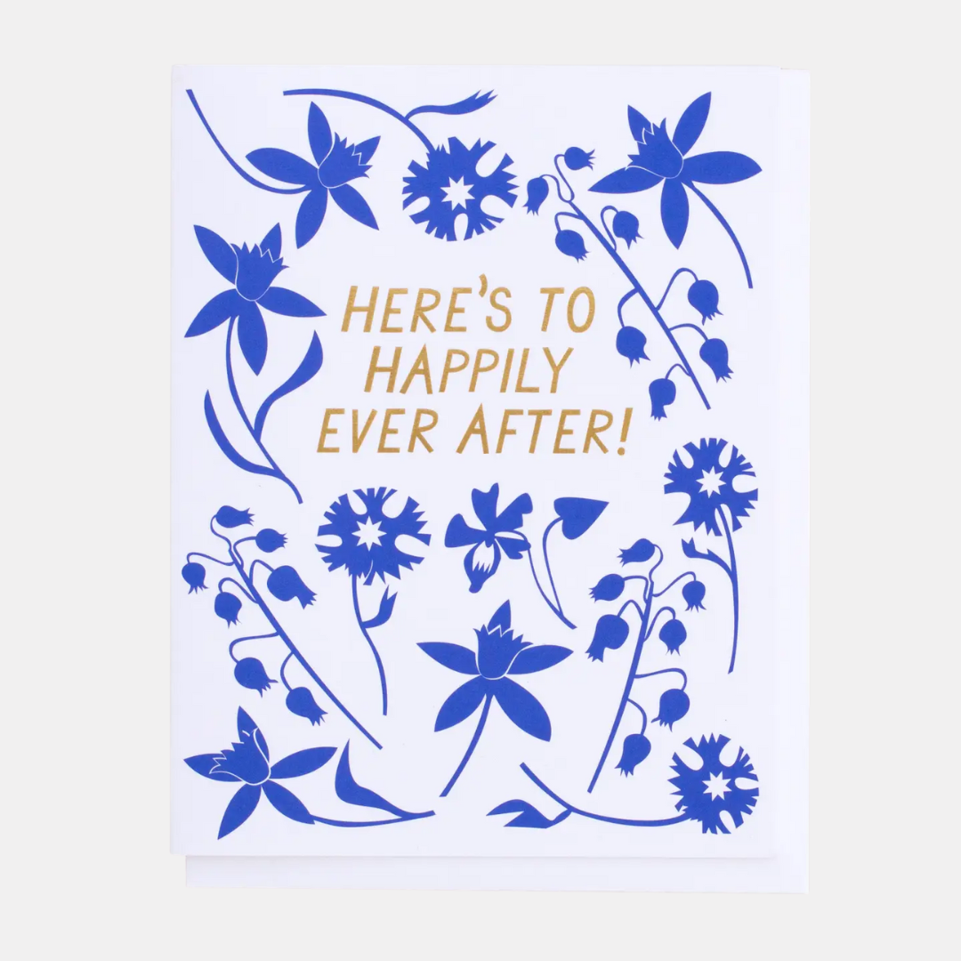 Happily Ever After Floral Card
