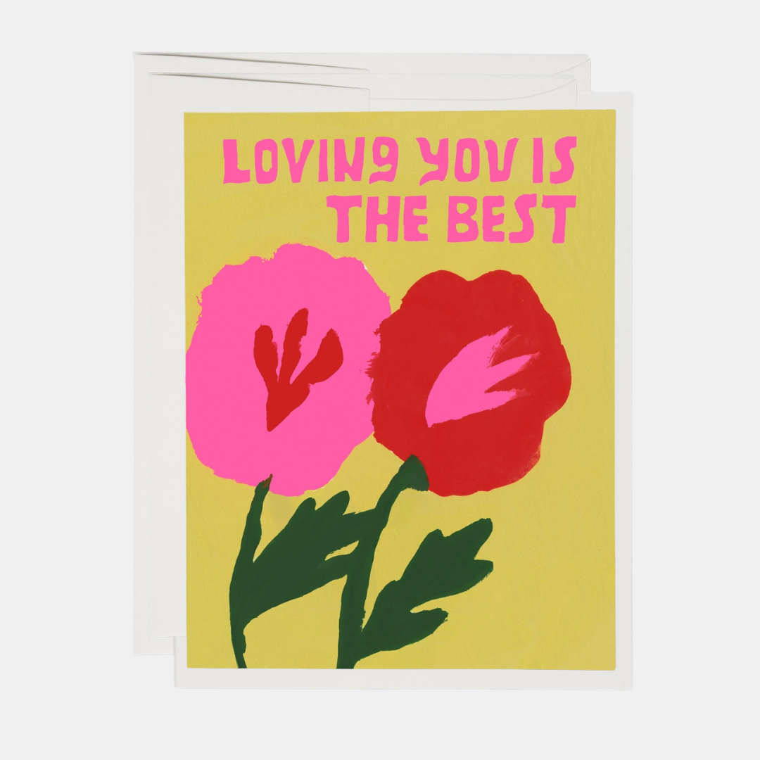 Loving You Flowers Card