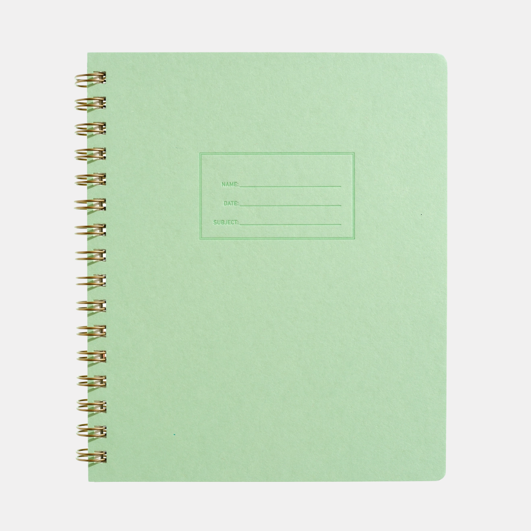 Mint Lined Notebook