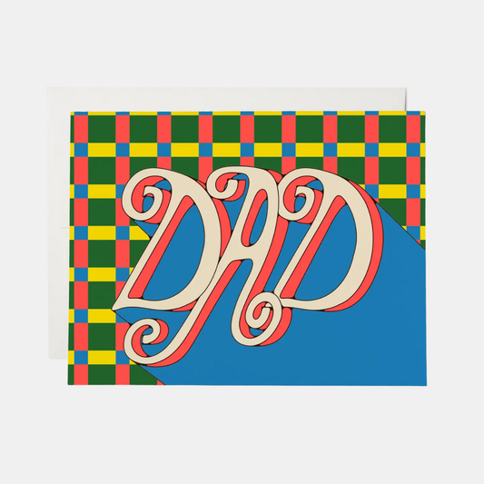 Plaid Dad Card