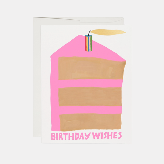 Cake Birthday Wishes Card