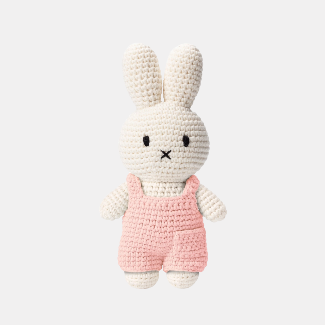 Miffy Pink Jumpsuit Crochet Plushie