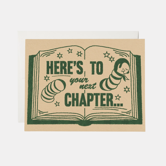Next Chapter Bookworm Card