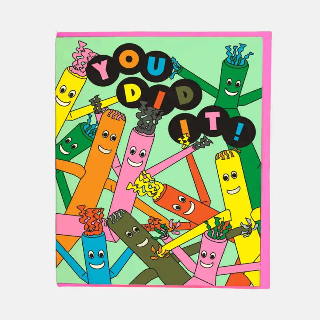 You Did It Wacky Wavy Card