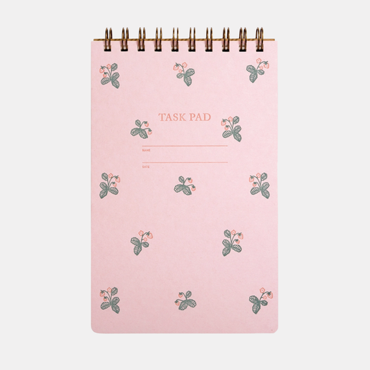 Strawberry Task Pad Notebook