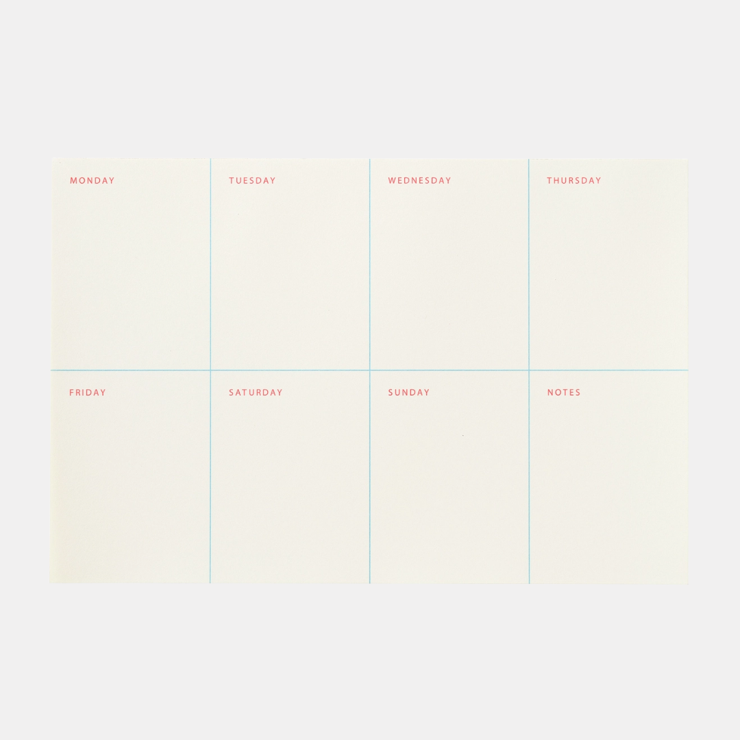 Weekly Notepad