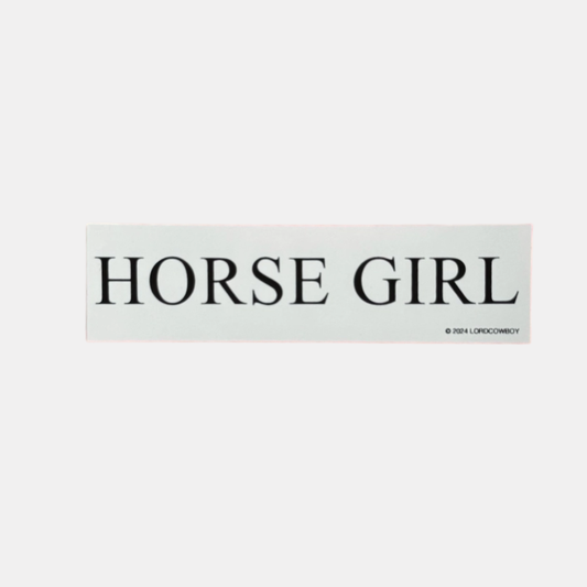 Horse Girl Bumper Sticker