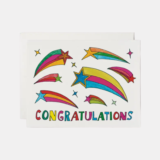 Shooting Star Congrats Card
