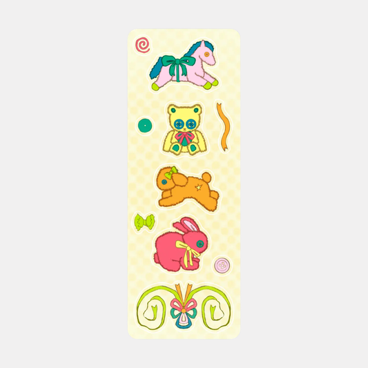 Stuffed Animals Sticker Sheet