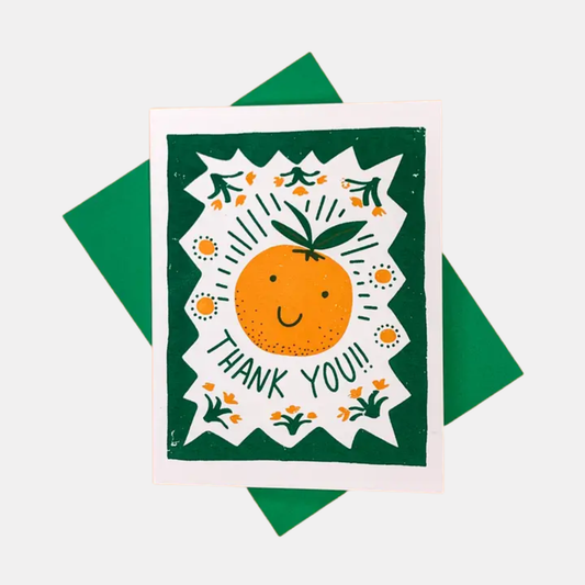 Thank You Orange Card