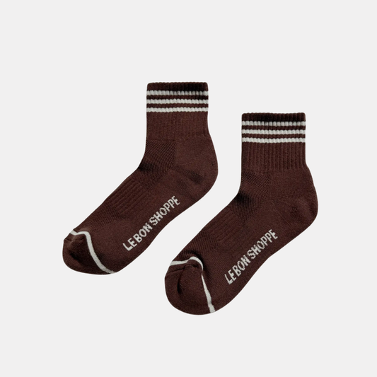 Mahogany Girlfriend Socks