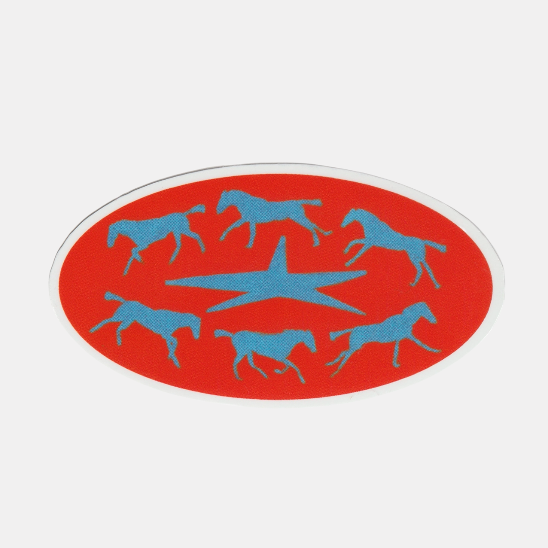 Running Horses Sticker
