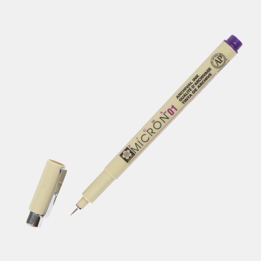 Purple Pigma Micron Pen #24