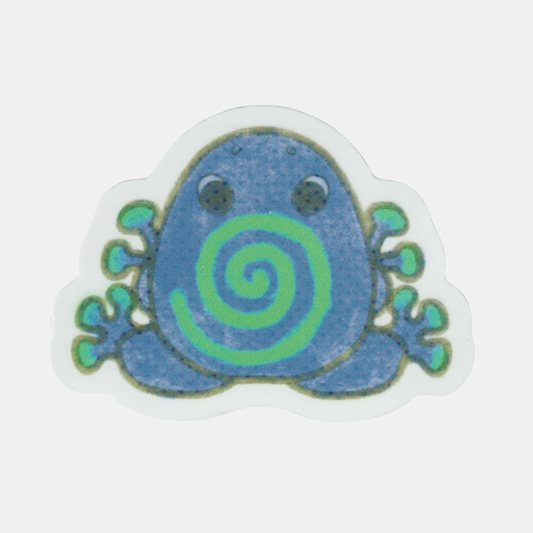Spiral Frog Sticker