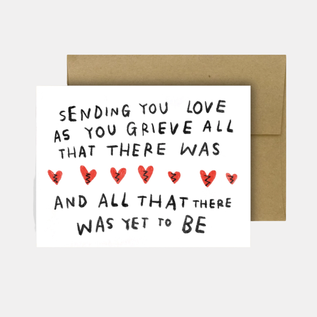 Sending You Love as You Grieve Card