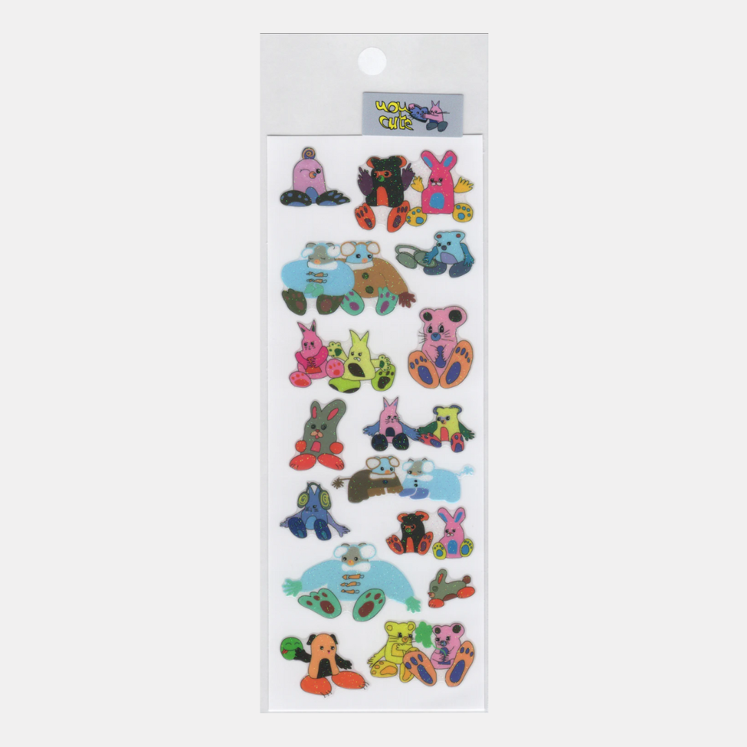uou__cute Ghost Sticker Sheet