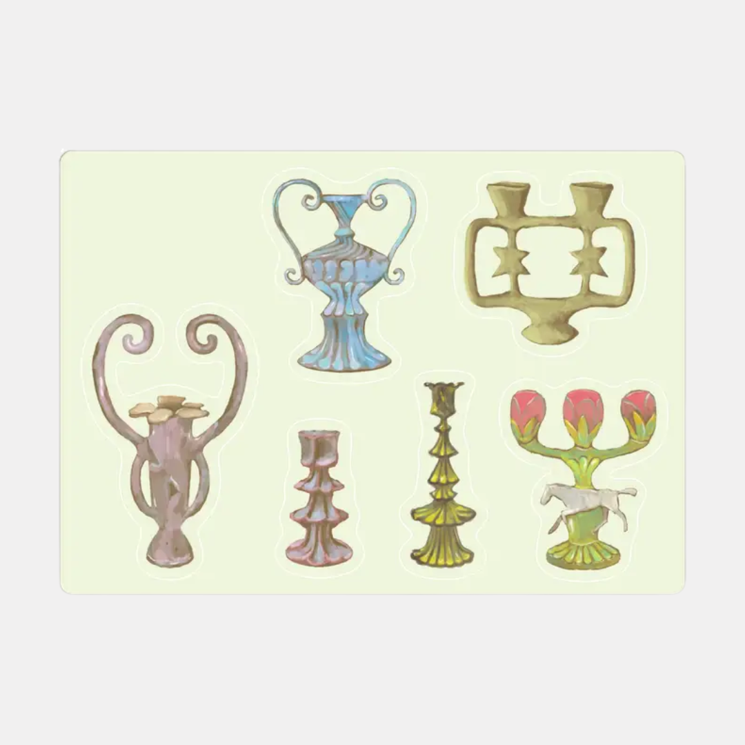Ceramic Vases Sticker Sheet