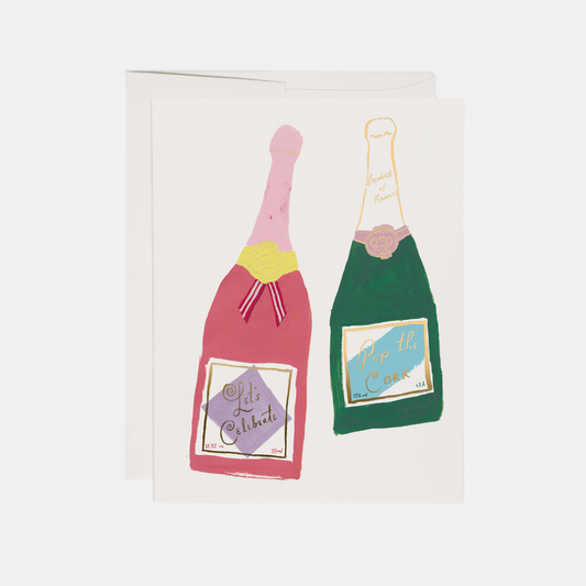 Champagne Congratulations Card