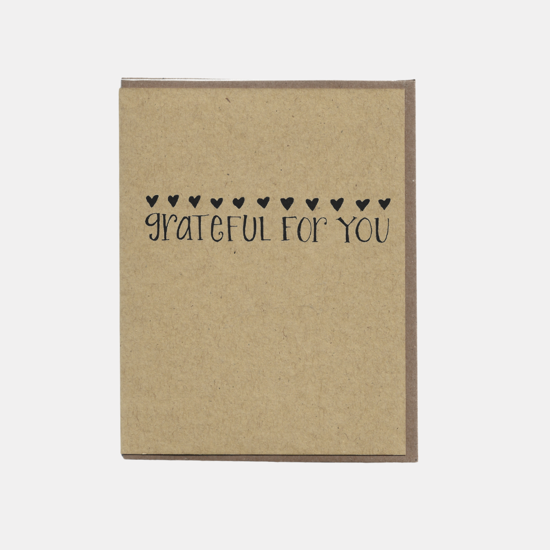 Grateful for You Card