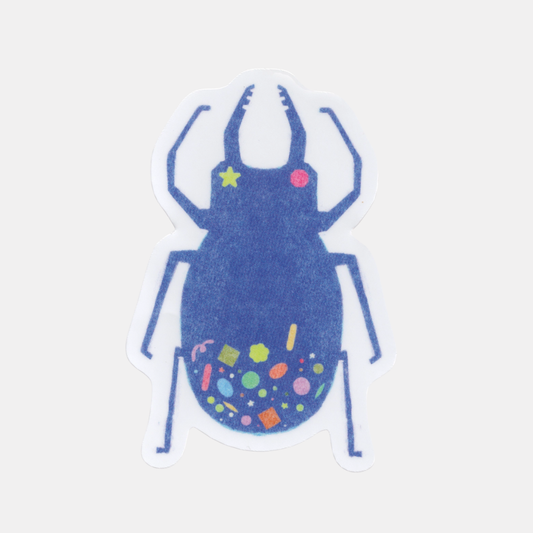 Sequin Beetle Sticker